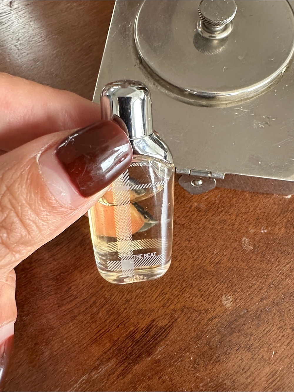 Burberry Clear Glass Mini “The Beat”